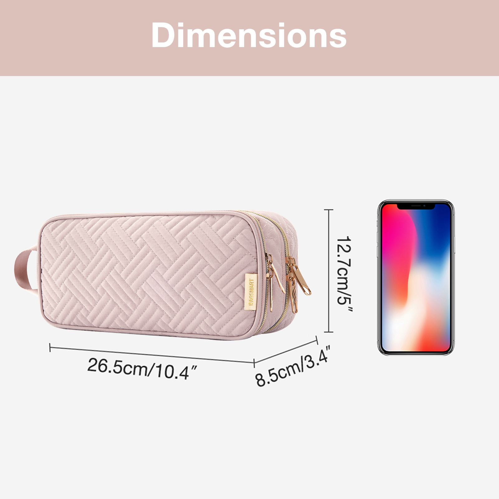 BAGSMART Elektronische Organizer Große Reise Kabel Tasche Kabel Veranstalter Tasche Elektronik Zubehör Fällen für Festplatten, Ladegeräte