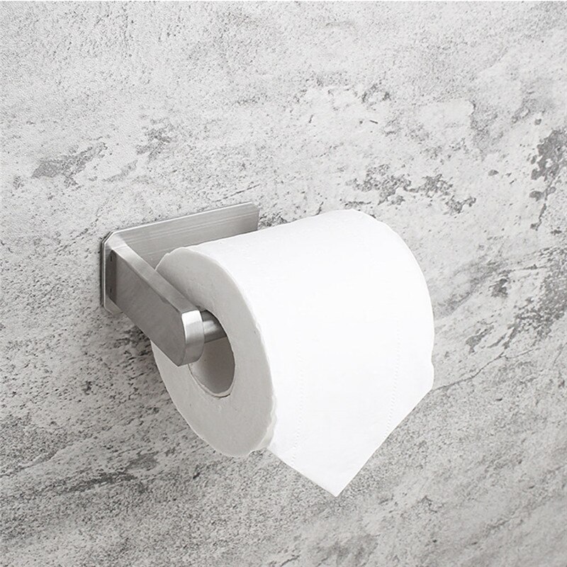 Papier Handdoekenrek Rechte Geborsteld Roestvrij Staal Papieren Handdoek Rack Keuken Badkamer Handdoekenrek Badkamer Opbergrek
