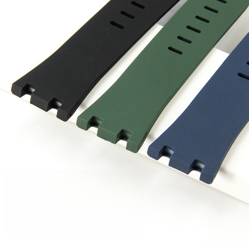 28 mm 30 mm wasserdichtes Silikon-Uhrenarmband für AP königlich Eiche Off-Shore 15710 1570 Gummi-Armbinde
