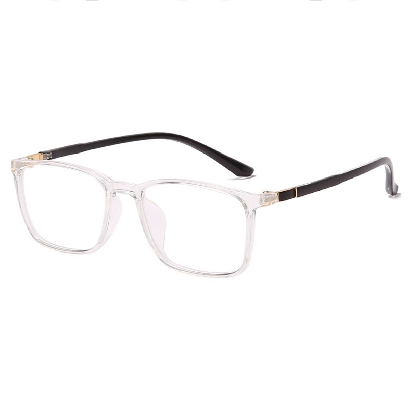 Blue Light Blocking Optical Glasses Frame for Men and Women Prescription Eyewear Frame Anti-Blue Ray Prescription Eyewear: Transparent