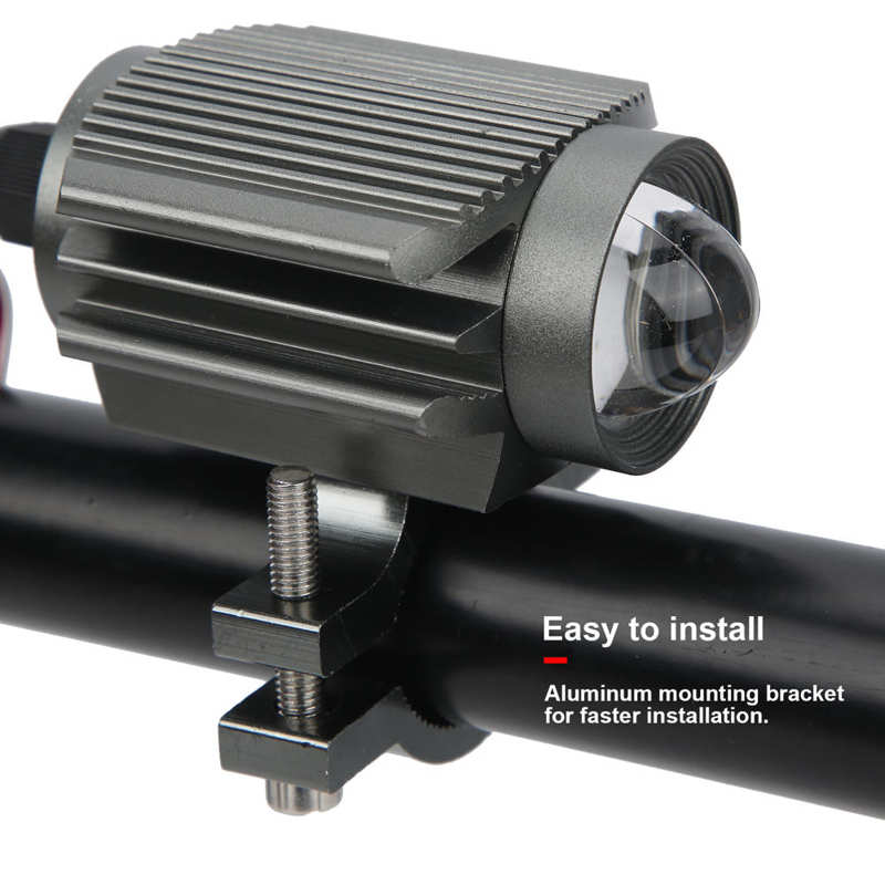 Electric Bike LED Light Waterproof High Brightness 36V 48V 60V Headlight Front Light Electric Bicycle Frontlight E-bike Parts