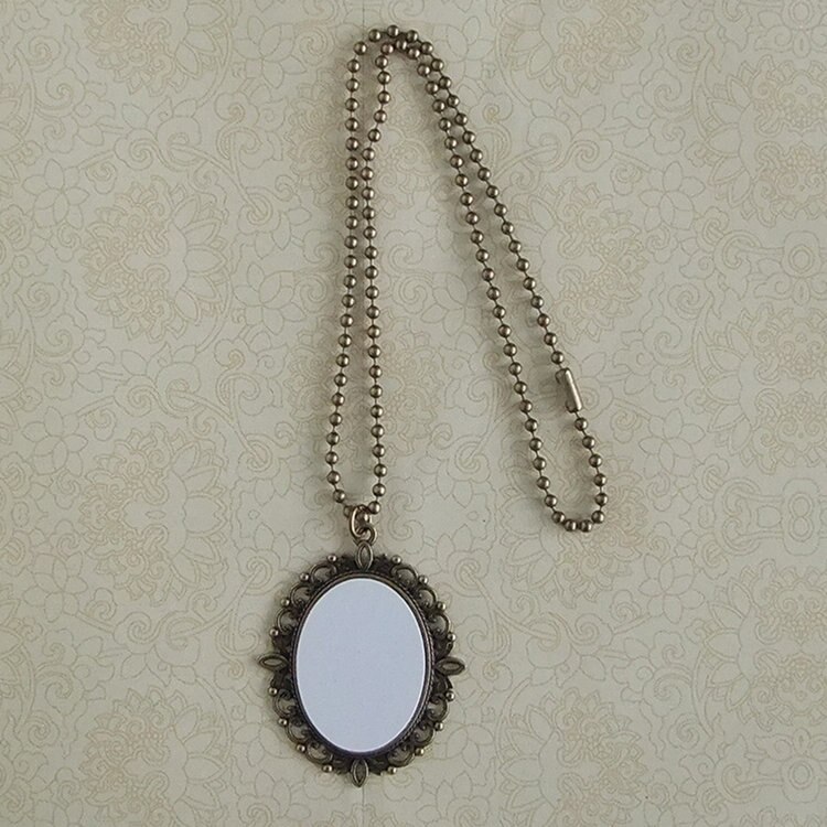 12pcs/lot Classic Pendant for Blank Sublimation INk Transfer Printing Heat Press DIY Can Print: 004