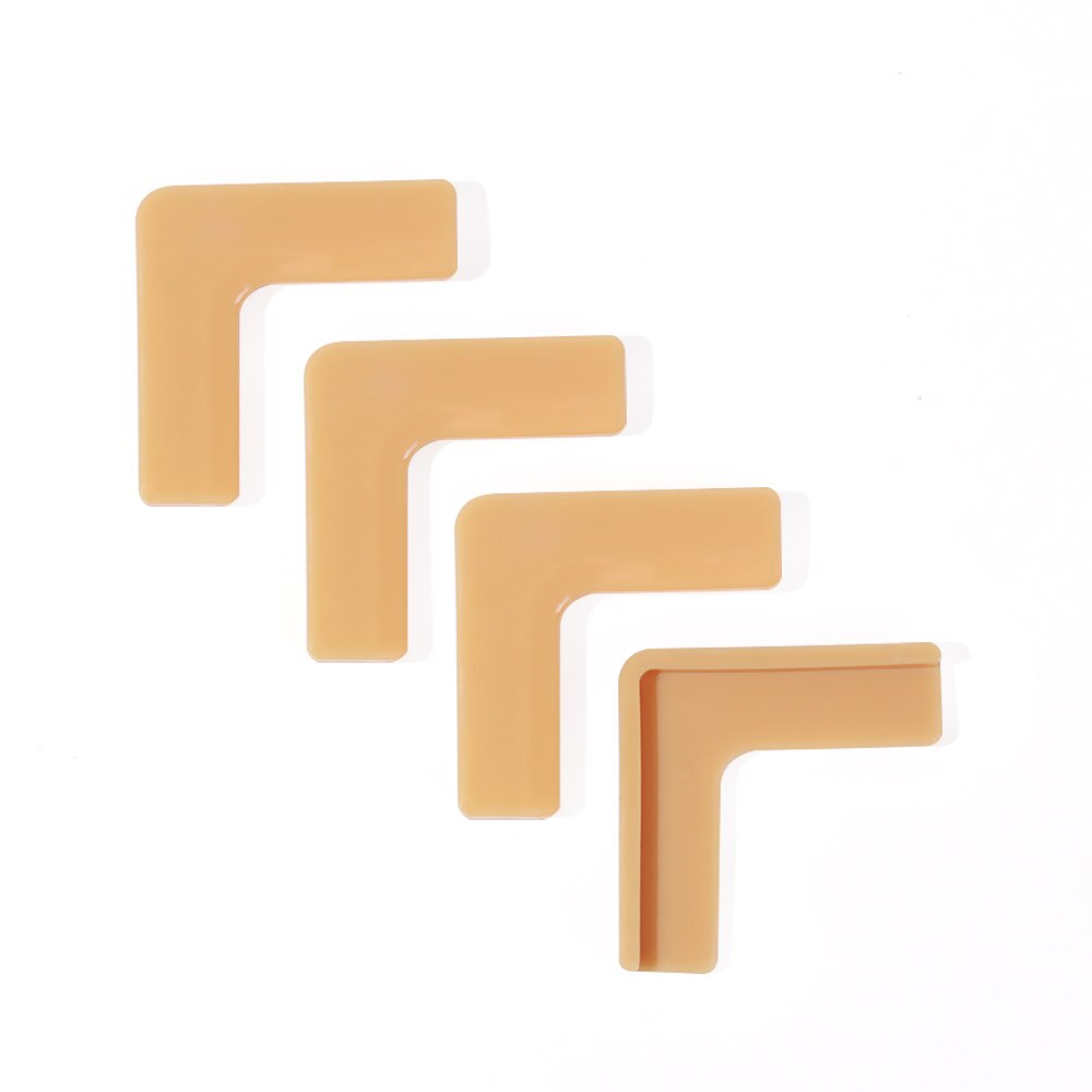 4 Stuks Baby Silicone Veiligheid Protector Tafel Hoek Bescherming Van Kinderen Anticollision Edge Hoeken Guards Cover Voor Kid: C