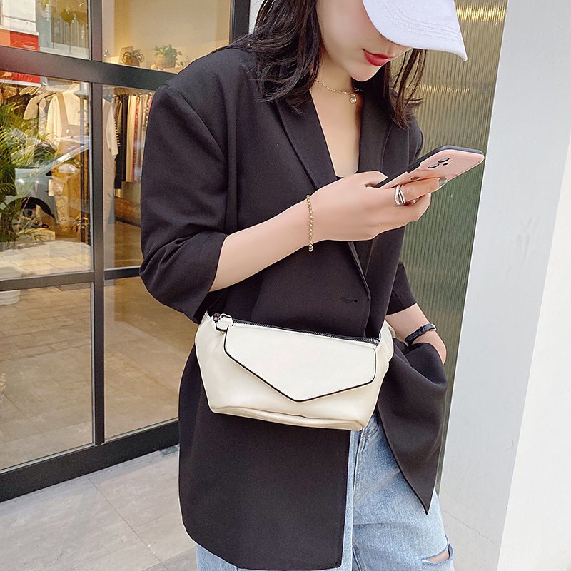 Casual Waist Bags For Women Leather Shoulder Bag Travel Small Chest Bag Women Fanny Pack Belt Purses Female Bolsos Solid Color