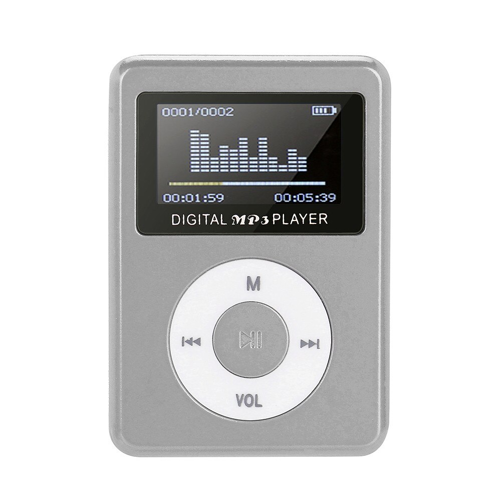 Komende Mooie Usb Mini MP3 Speler Lcd-scherm Ondersteuning 32Gb Micro Sd Tf Card Walkman Mp3 Speler Mini # T2