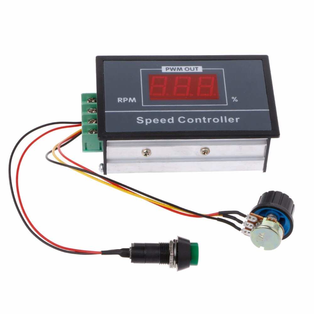 PWM DC Motor Speed Controller 0-100 Digitale Display Traploze Snelheidsregeling 1AA700381