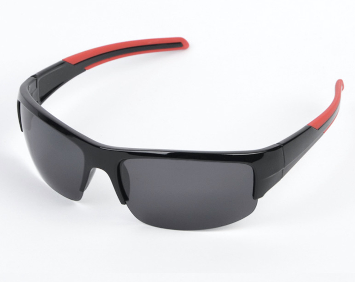 TAGION Sport Polarized Sunglasses Men Rectangle Fishing Sun Glasses Hipster Goggles Outdoor Semi-rimless Glass Oculos De Sol: C3black