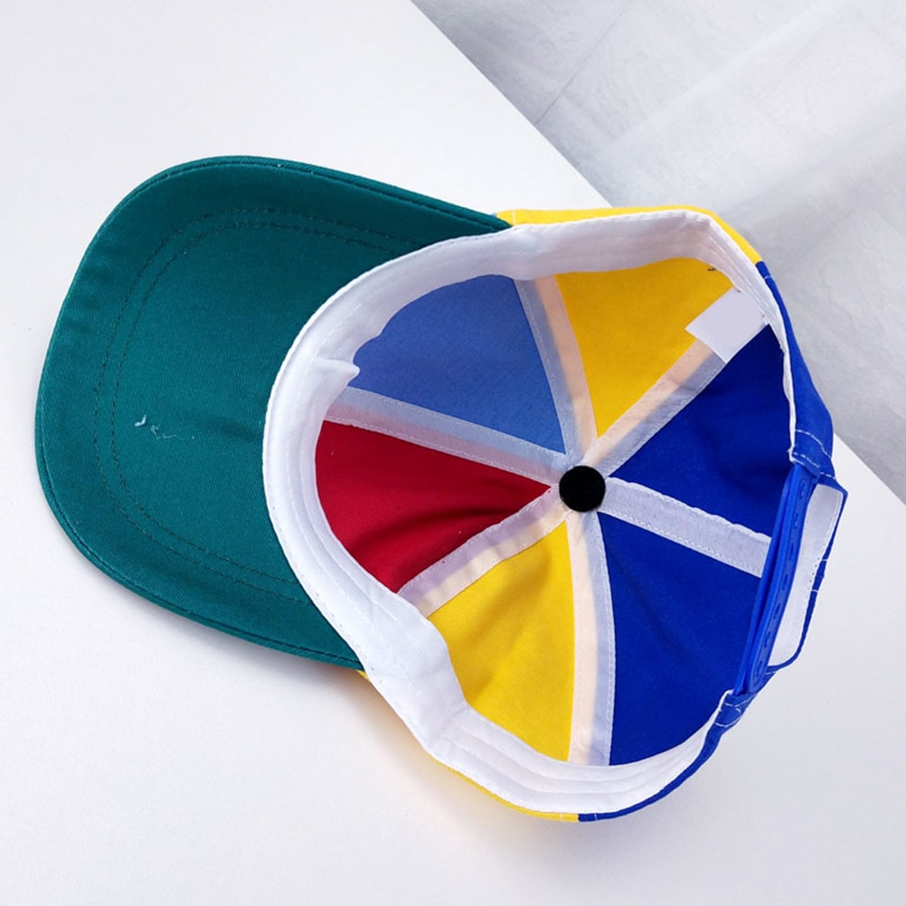 Gorra de molino para niños, Polo de bambú, sombrero de juguete con hélices, gorra de béisbol de retales de Color divertido para niño o niña, sombrero de balsa de juguete de Bambú