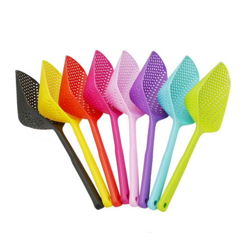 Kitchen Tool High Temperature Resistant Pressure Cooking Shovels Vegetable Strainer Scoop Nylon Spoon Large Colander Soup Filter