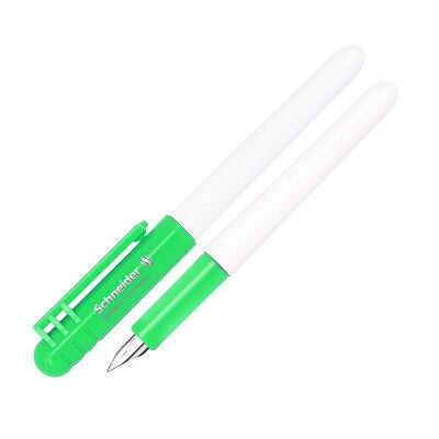 Germany Schneider BK401 children students practice calligraphy pen male and female 0.38 mm EF pointed bag mail: Green