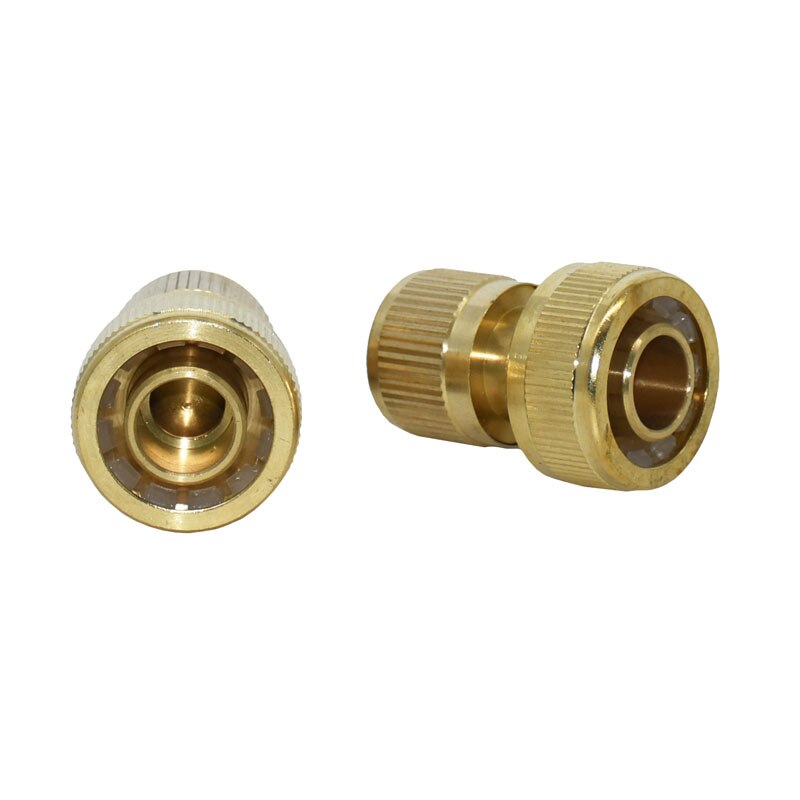 3/4 " slang snabbkoppling mässing vattenstopp koppling trädgård kran trädgård bevattning 20mm slang koppling ren koppar adapter 1 st