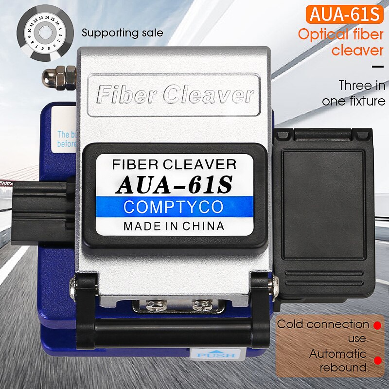 AUA-6S/61S/7S/71S Optical Fiber Cutting Knife Cable Fiber Cleaver Fiber Optic Cutter Cold Melt Fiber Cleaver: AUA-61S and blade