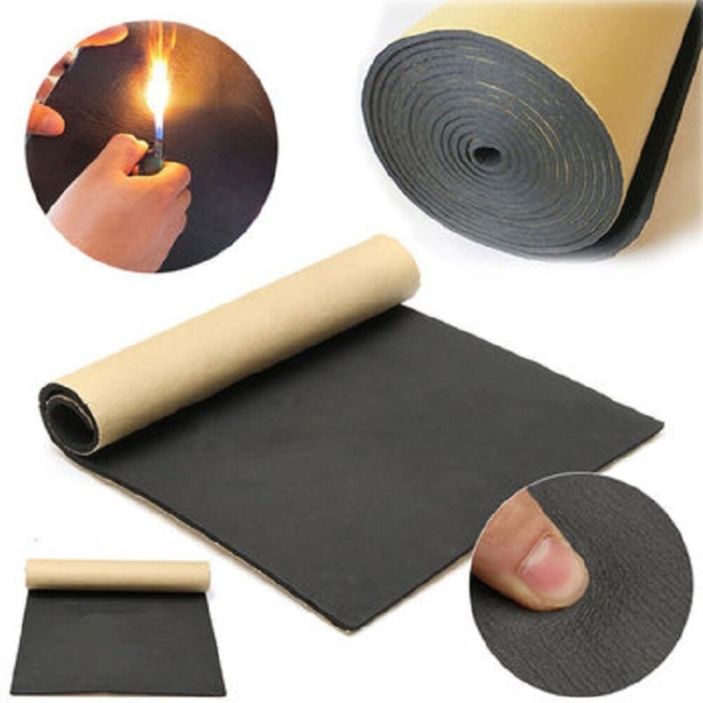 Almohadilla aislante Universal para coche, 5/8/10mm, aislamiento fonoabsorbente de sonido y calor para interior, alfombrilla de amortiguación insonorizada, espuma de celda cerrada
