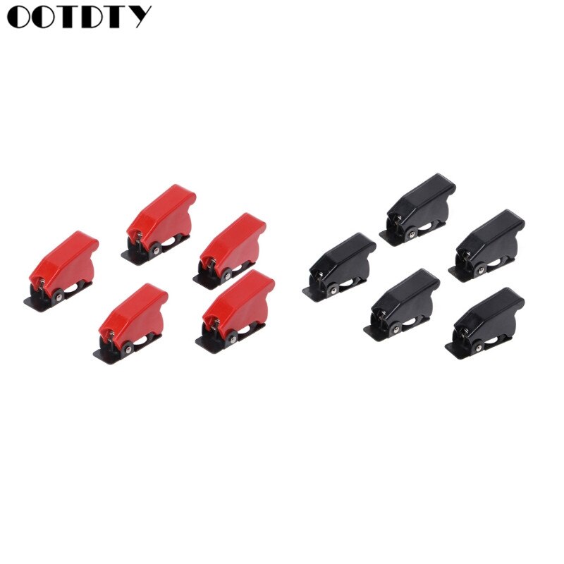 5 Pcs Plastic 12mm Toggle Switch Safety Cover Protector Cap Guard
