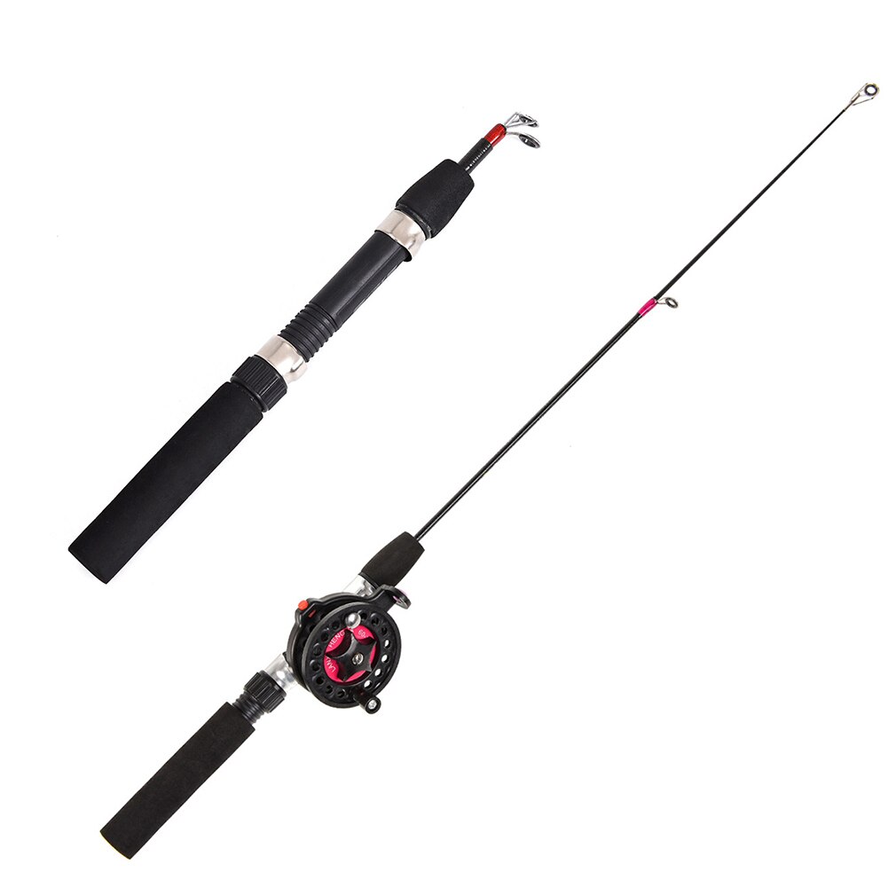 Winter Ice Fishing Rod with Reel Combo EVA Handle Pole Wheel Carp Fishing Tackle Set for Fisherman Fish Gear Accessories
