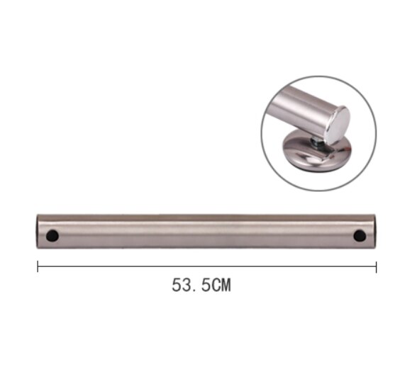 Aluminiumslegering til 25mm rørforbindelser i rustfrit stål faste dele landing udluftningsstativ rørfittings stang rundt rør: 8