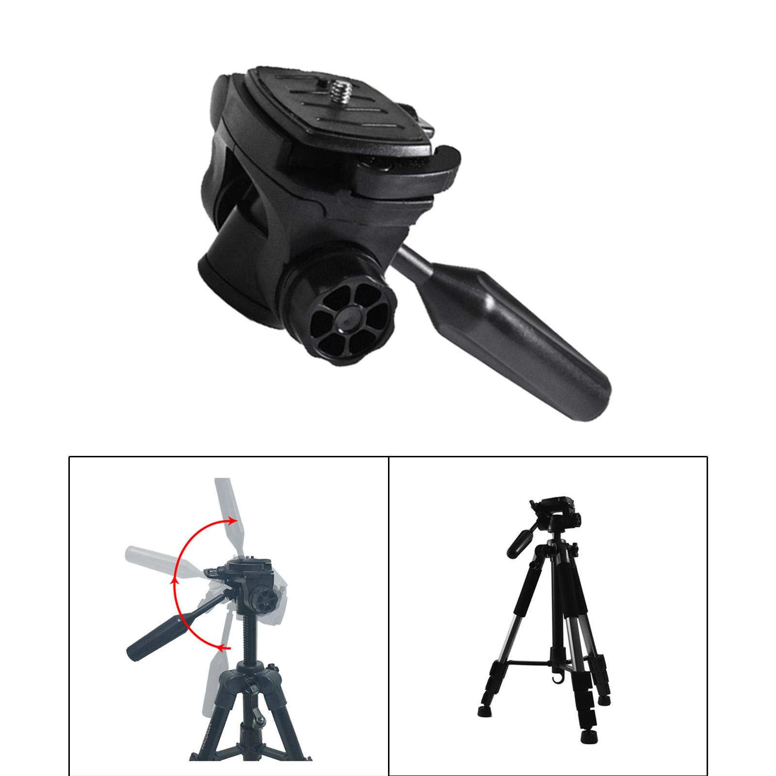 Kamera Stativ kopf Präzisions einstellung 3/8 "3/4" Gewinde mit Platte Panorama montieren Adapter für Stativ DSLR Camcorder