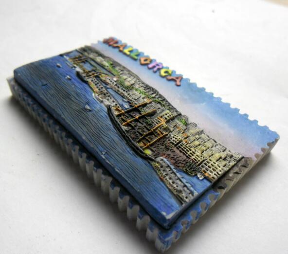 Mallorca Spain Tourism Souvenirs Fridge Magnets Resin Refrigerator Magnetic Message Stickers Home Decor Decoration