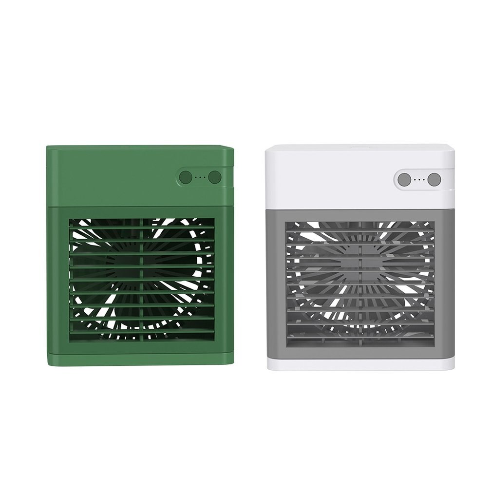 2000mA Portable Air Conditioner Silent Bladeless desk Fan Adjustable Outlet With Three-speed Strong Wind Fast Cooling Function