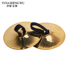 1 Pair (2pcs) Women Belly Dance Accessories Copper Finger Cymbals Belly Dance Zills Egypt Tribal Belly Dance Props