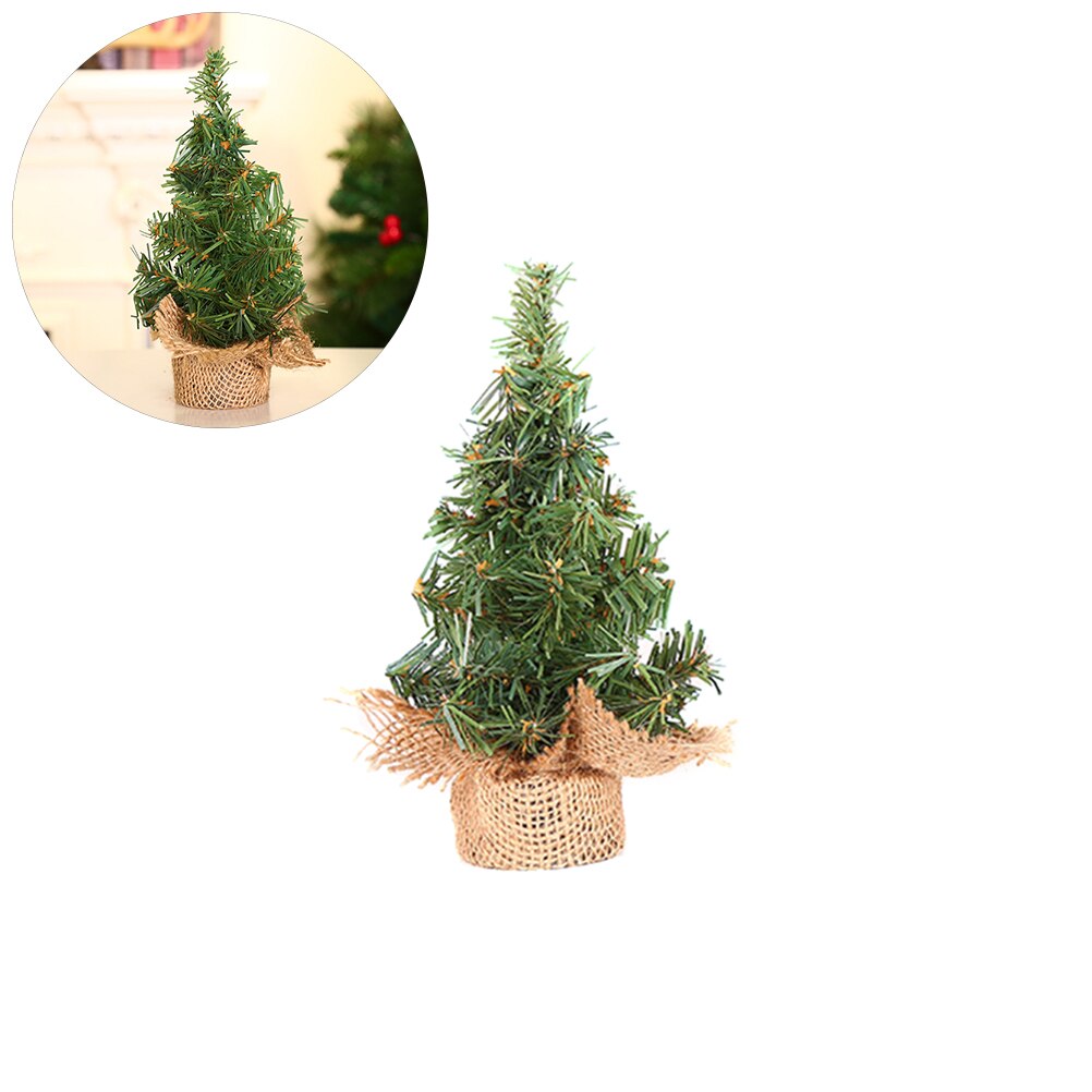 20/30cm Small DIY Christmas Tree Pine Tree Placed In The Desktop Christmas Festival Home Ornaments