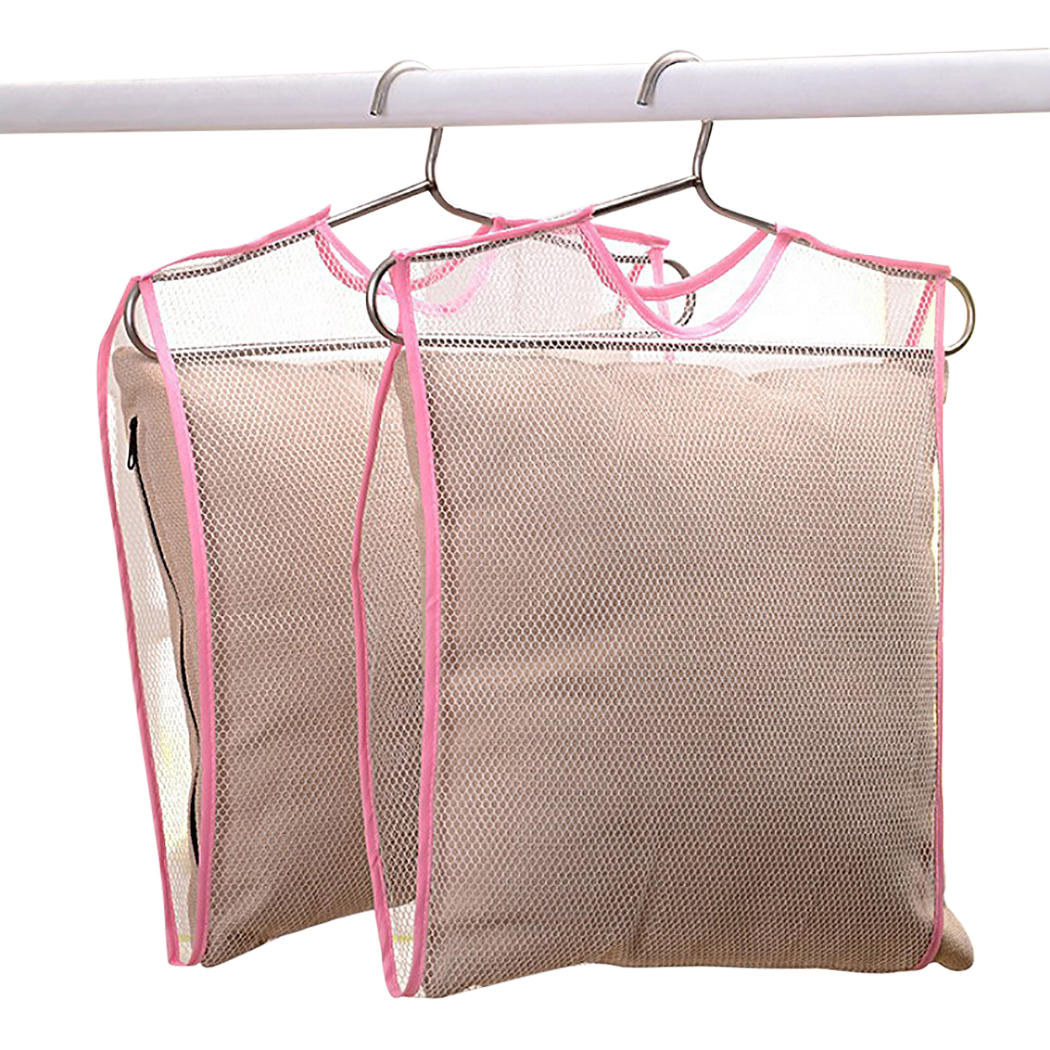 5pcs Kussen Drogen Netto Multipurpose Drogen Netten Zak Mesh Opbergtas voor Pop Speelgoed Mesh Lade Droogrek Hanger netto: Default Title