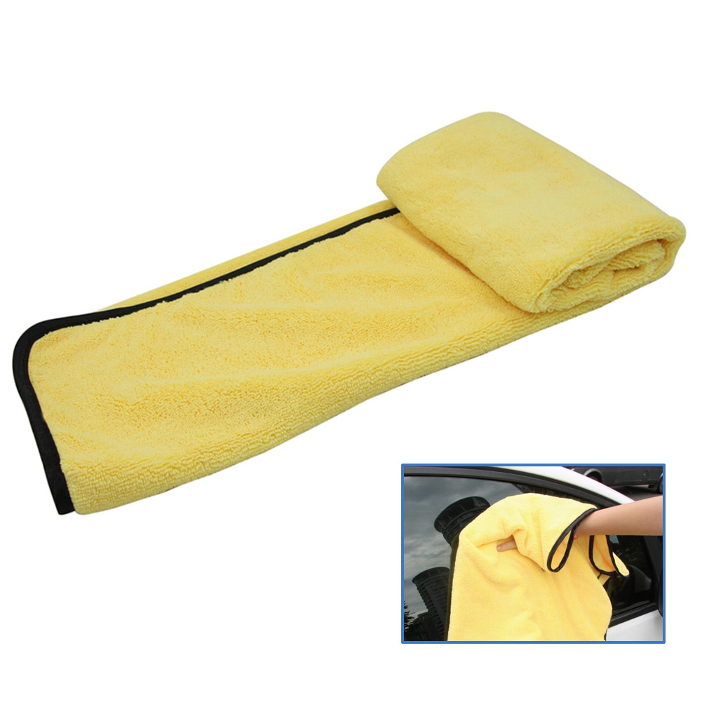 Large Size Microfiber Car Cleaning Cloths Car Care Microfibre Wax Polishing Detailing Towels Washing Drying Cloths 92*56cm