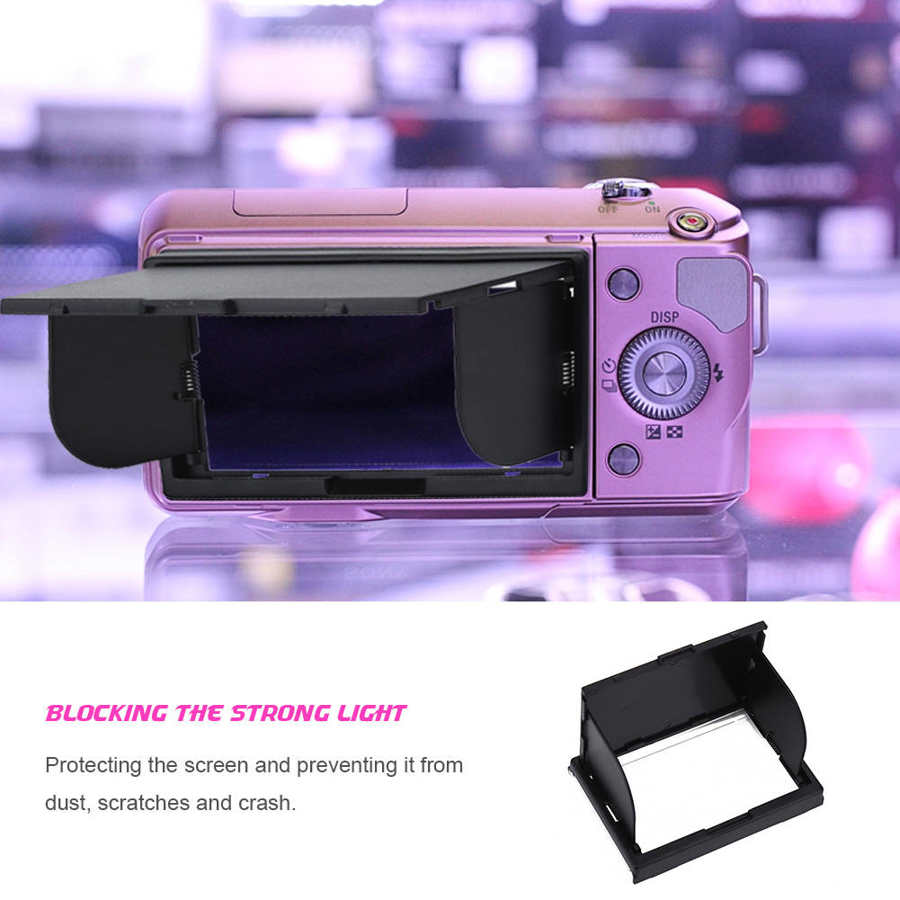 Afneembare Zonnescherm Camera-Up Hood Screen Protector Voor Sony NEX-3 NEX-5 Es Dslr Len Kap