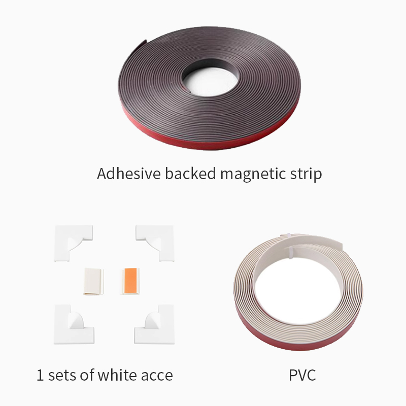 DIY-Mückenschutzfenster, weicher magnetischer Rahmen, magnetischer Bildschirmzubehör Fonda para PVC-Komponentenfenster, selbstklebende Rückseite