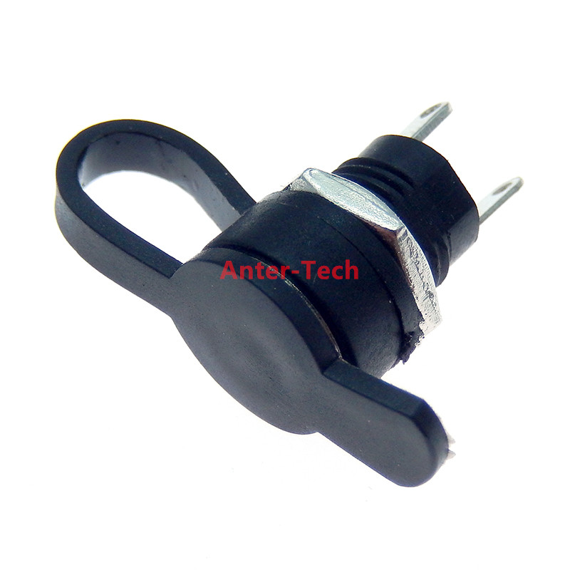 10PCS 3A 12v Für DC Netzteil Jack Buchse Weiblich Panel Mount Stecker 5,5mm 2,1mm Stecker adapter 2 Terminal Arten 5.5*2,5