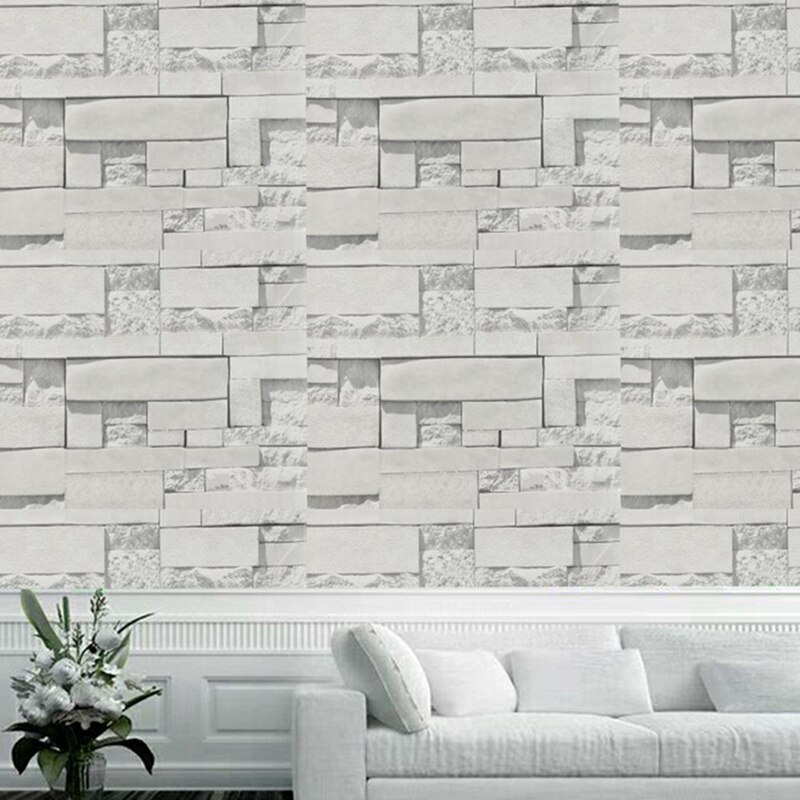 Steen Baksteen Panel Muur Sticker Home Decor Woonkamer Behang Voor Kinderen Kamers Zelfklevende Diy Art Mural