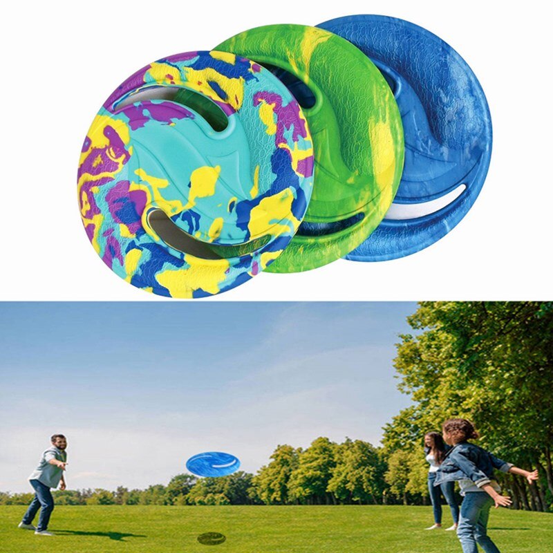 1pc Foam Flying Disc Educational Flying Plate Outdoor Supplies Kid Folding Boomerang Park Play Toy