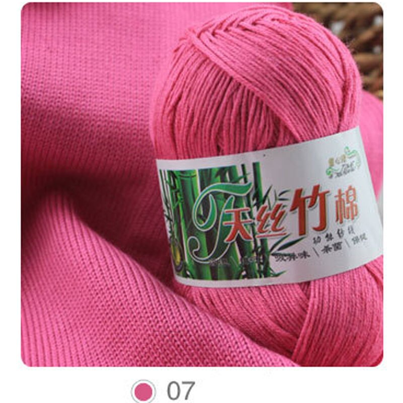 10 Stks/partij Natuurlijke Zachte Bamboe En Katoen Garen Voor Breien 100% Natrual Voor Baby 6 Strengen Dikke Hand Breien Dikke diy Garens: 07