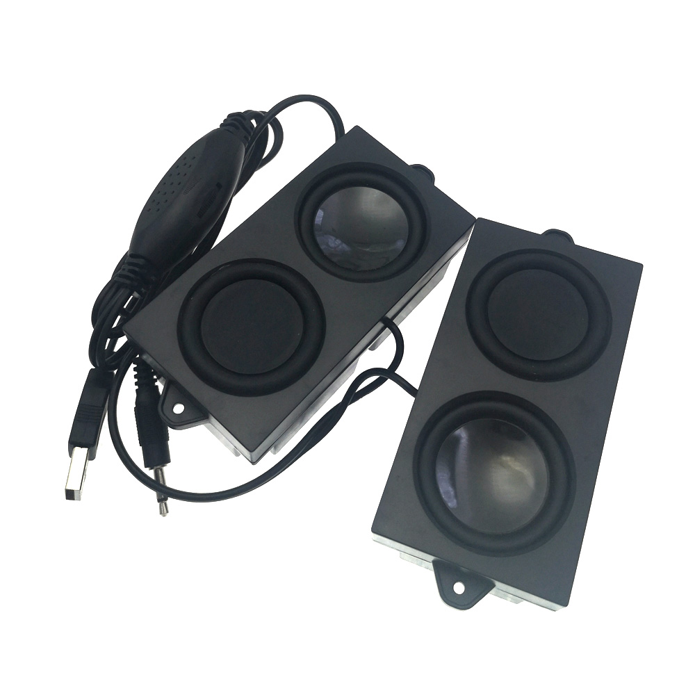 High power small speaker USB mini sound system portable cavity subwoofer DIY for laptops mp3 mp4 TV sound amplification