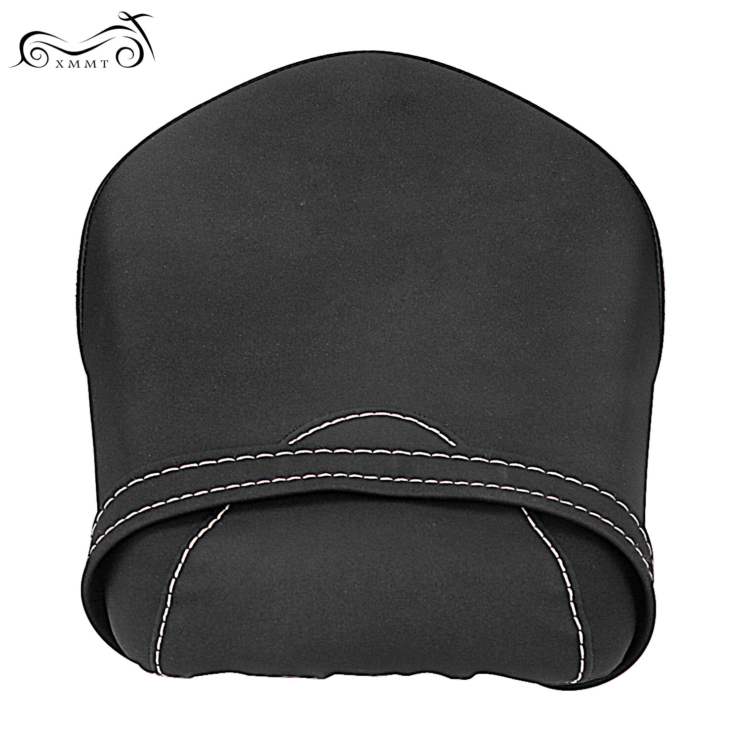 Motorcycle Black Passenger Pillion Rear Back Seat Cushion Synthetic Leather For Yamaha Star Bolt XV950 Bolt XVS950 15