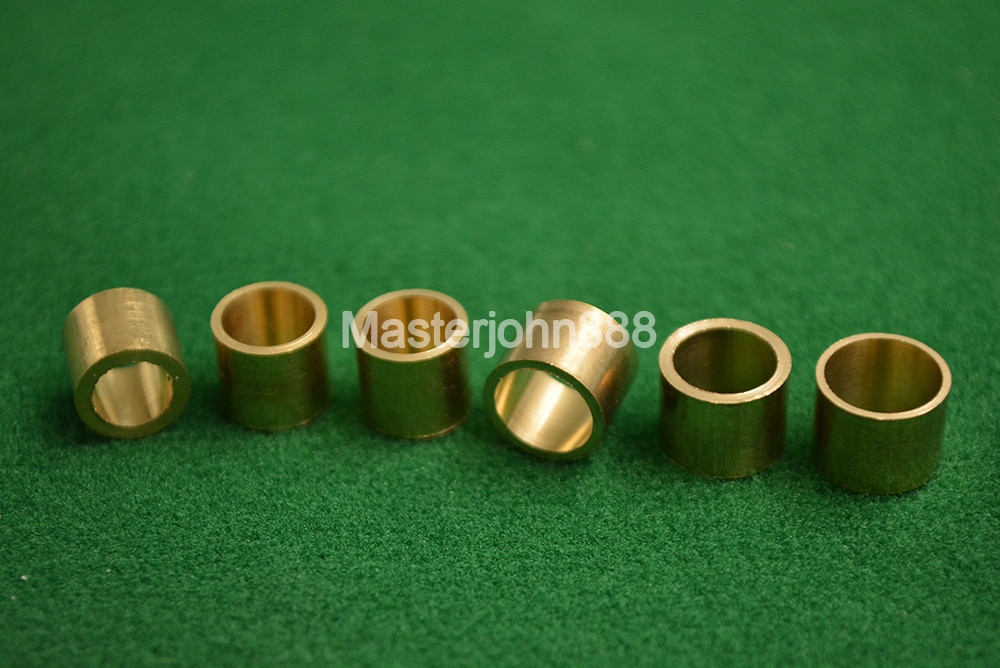 30pcs Pool Billiards Snooker Cue Tips 9/10mm Brass Ferrules