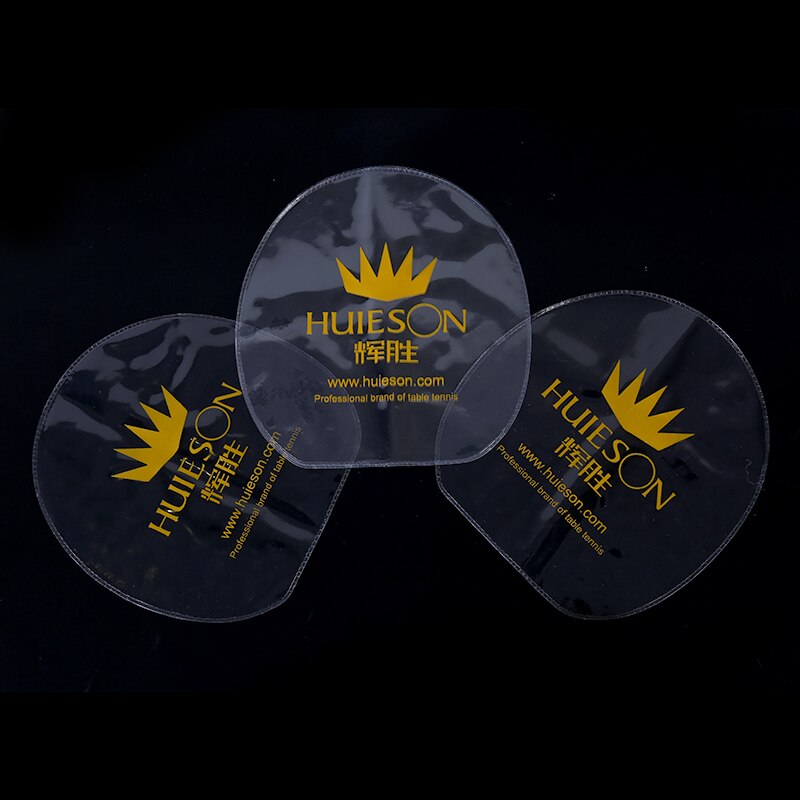 4 pces segundo tênis de mesa película de proteção de borracha para raquete de ping pong para raquete de ping pong 16.3cm x 15.7cm x 9.5cm