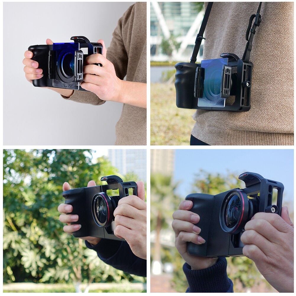 Portable Holder Vlogger Handheld Rig Bluetooth 4.1 Accessories Camera Wide Angle Macro Lens Smartphone Cage Stabilizer Universal