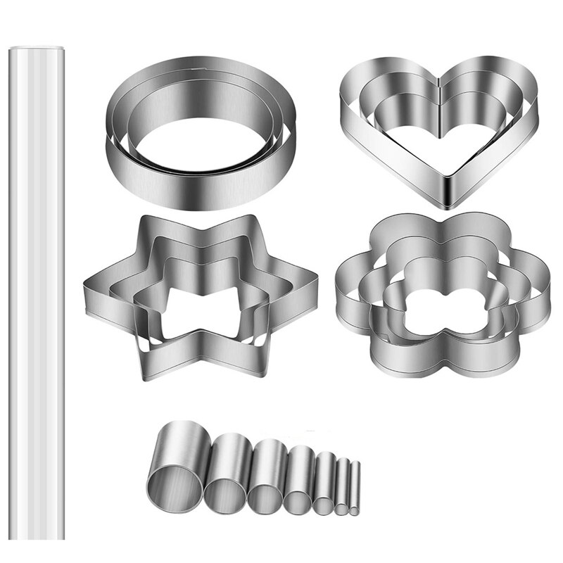 Kit 2 Rouleaux Acrylique Transparent + 8 Outils Sculpture Argile - 19,5 Cm Pour Poterie & Argile Polymère