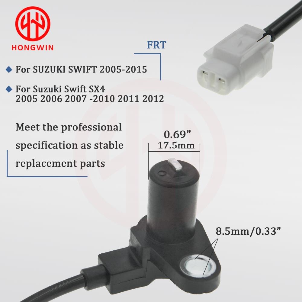 Abs-wielsnelheidssensor voor voor- en achterwiel links en rechts voor suzuki swift iii 05-15 oem 56320-62 j 01 56310-62 j 01 56220-62 j 01 56210-62 j 01