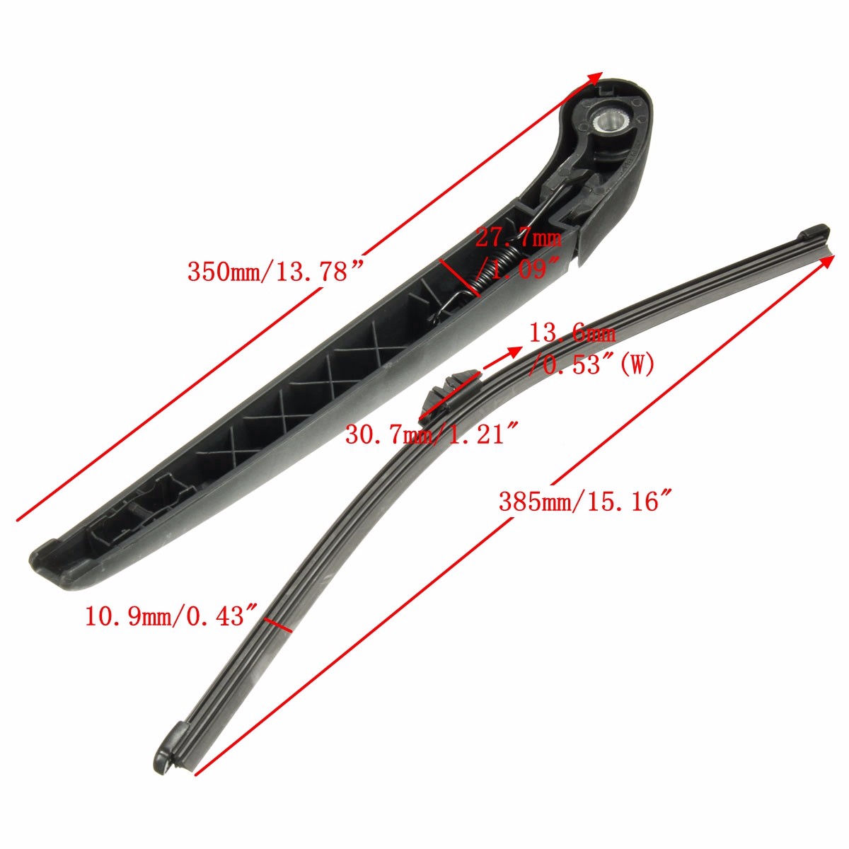 Car Rear Window Windshield Wiper Arm & Blade Complete Replacement LST-BW02 LSTBW02 for BMW X5 X5M E70 2007 - ON