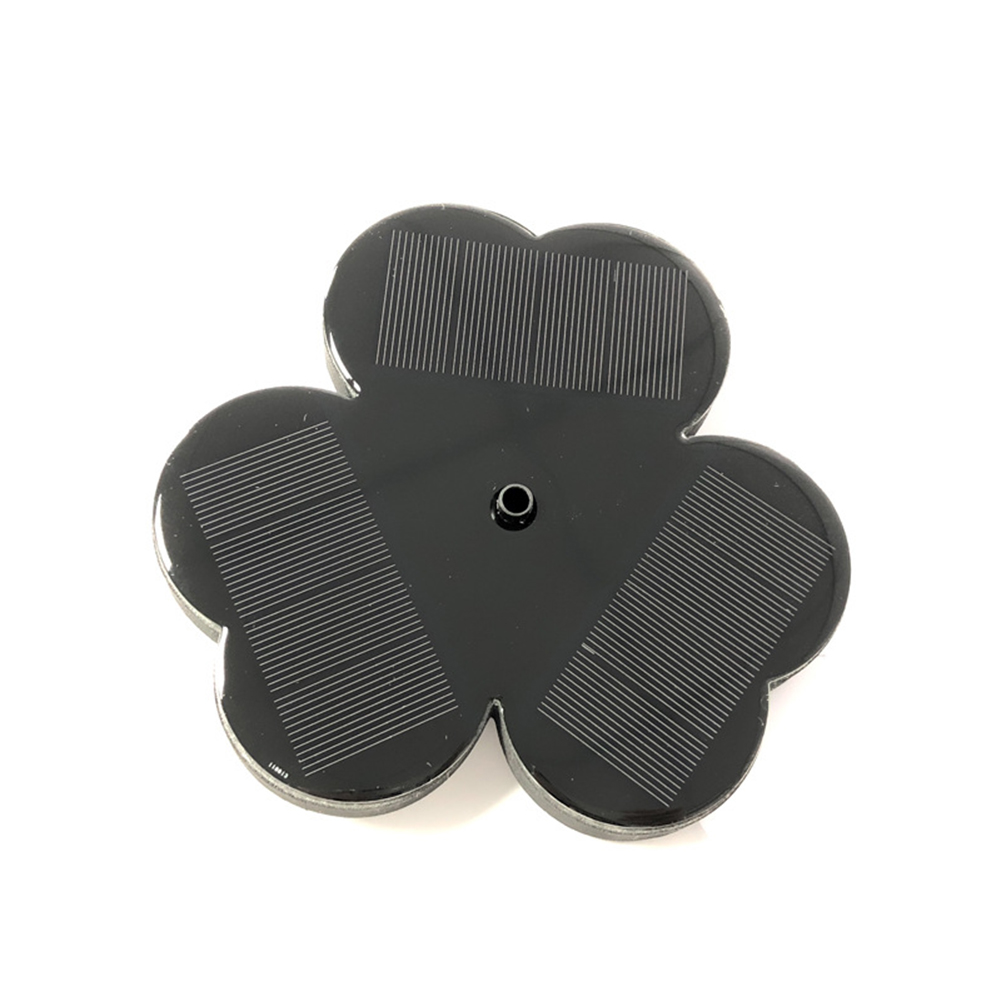 Plastic Clover Shape Solar Fountain Outdoor Pool Pond Water Pump Waterfall Garden Decor Tool
