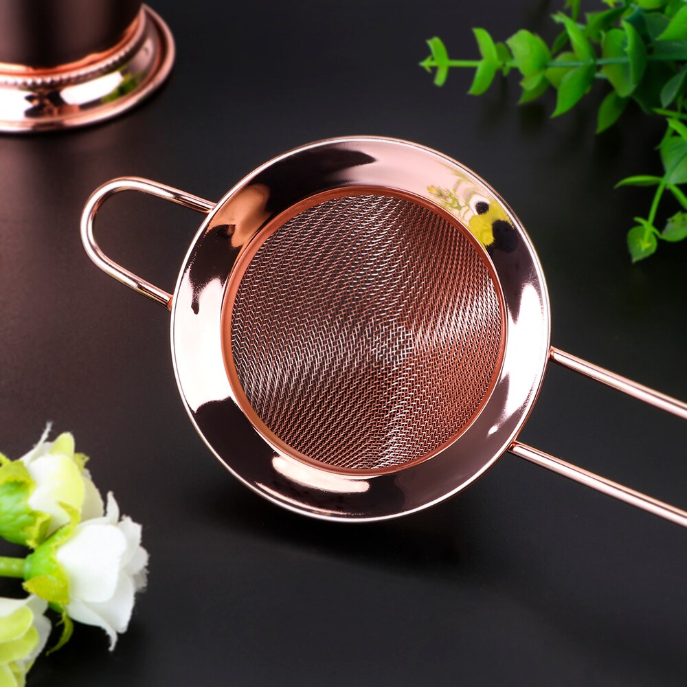 in Acciaio Inox Filo Sottile Della Maglia del Setaccio Della Barra Strumenti di Farina Colino Setaccio per La Rimozione di morso Da Succo di cocktail filtro