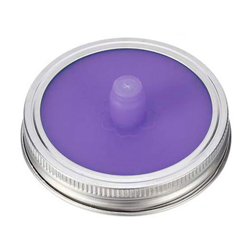 Wide Mouth Mason Jar Lids Silicone Lids With Sealed Ring Waterless Airlock Fermentation Lids For Sauerkraut Kimchi Pickles: Z