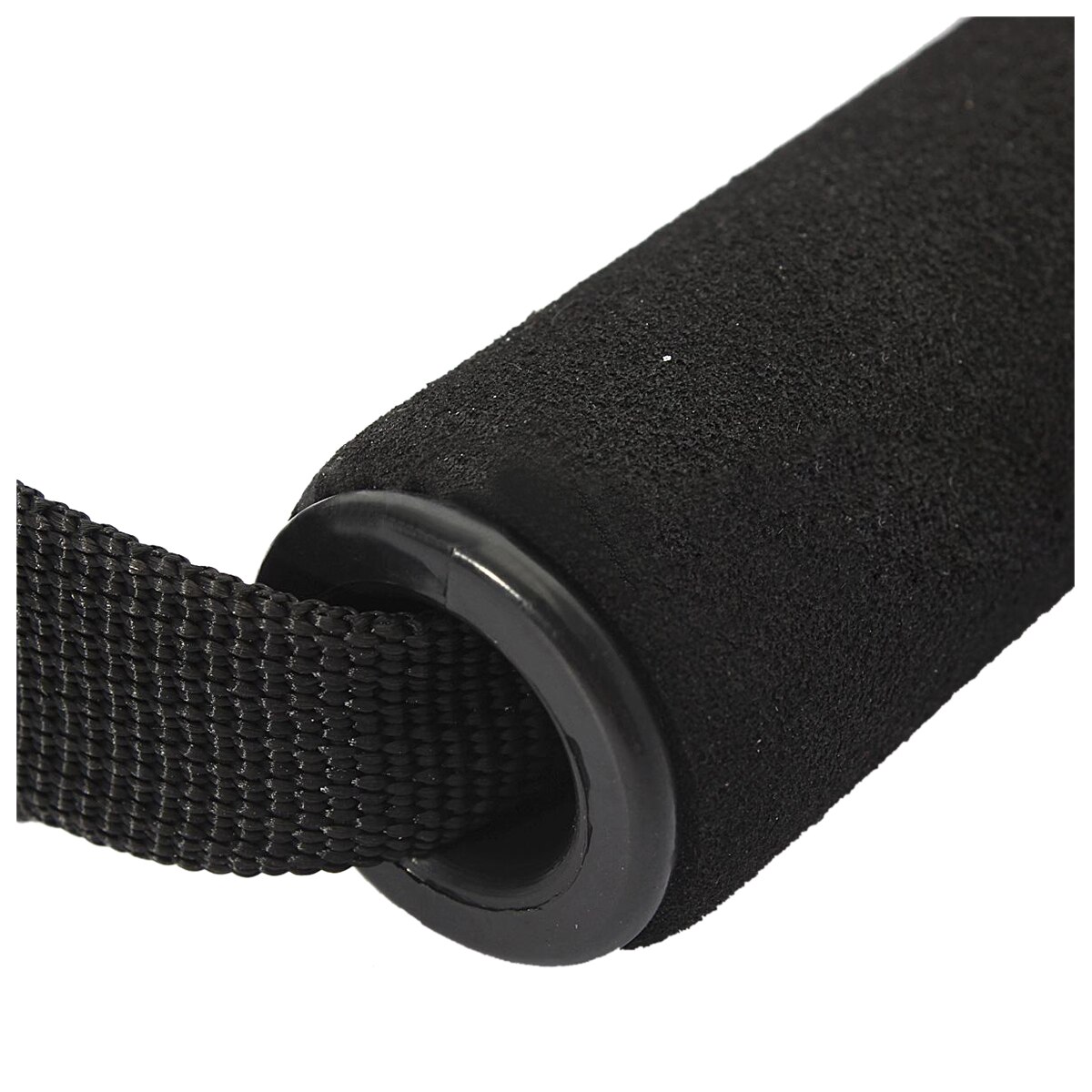 Noir 1 paire poignées de traction bandes de résistance mousse remplacement équipement de Fitness noir pour Yoga exercice entraînement puissance bandes gymnase