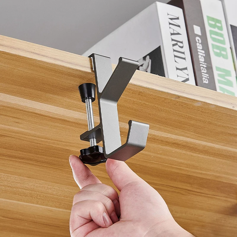 portatile tavolo bordo gancio alunno scrivania lato sospeso Borsa portaborse da ufficio rimovibili cremagliera ganci da tavolo Organizer da scrivania per ufficio