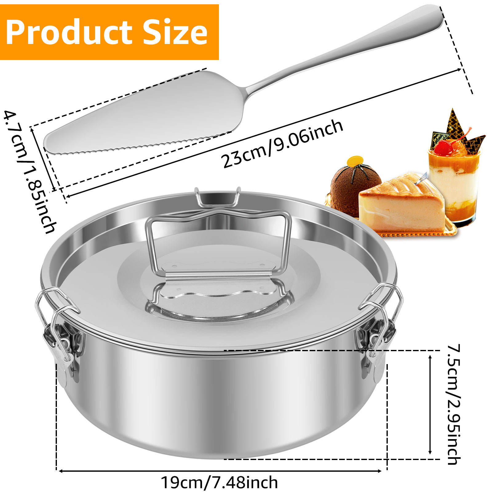 Flan Pan Mold Stainless Steel Cake Baking Flan Maker Flan Mold Set Chocolate Cheesecake Pans Kitchen Supplies Cake Baking Tools: VIOLET/紫罗兰