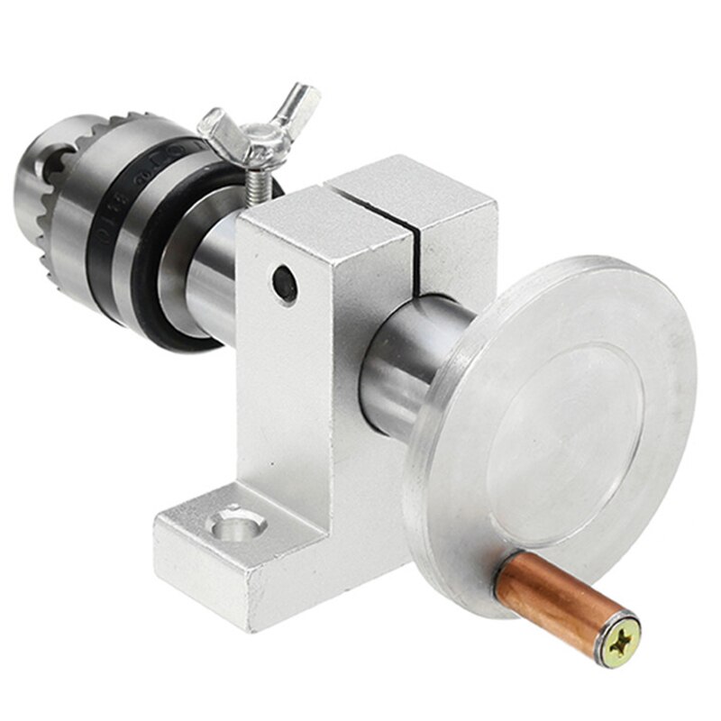 1Pc Live Lathe Center Head With Chuck Diy Accessories For Mini Lathe Machine Revolving Lathe Centre Woodworking Tool