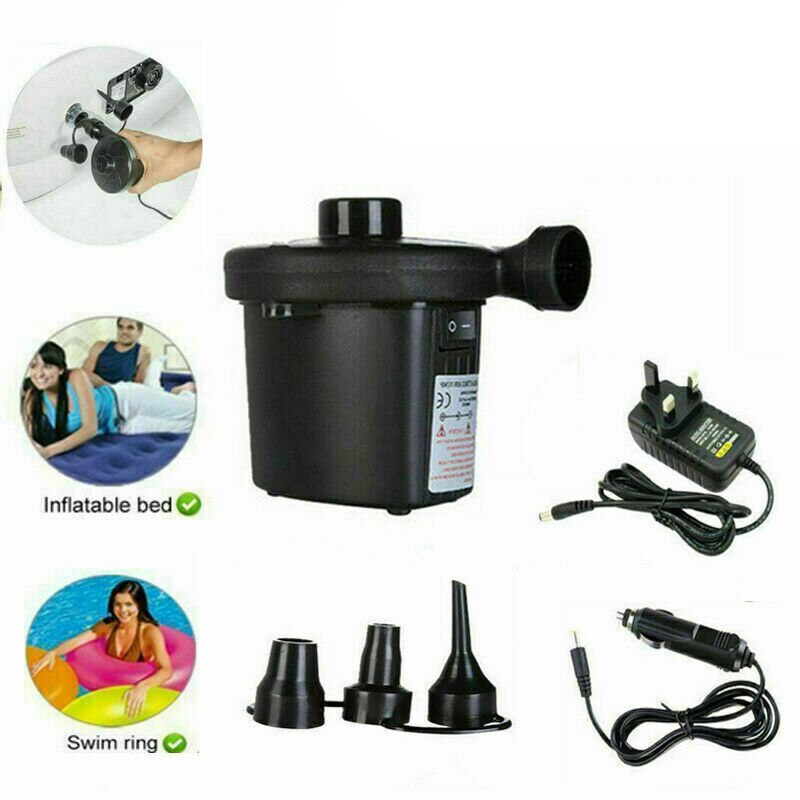 Inflatable Pump Electric Air Pump For Car Home Use Camping Inflator Portable Quick Filling Camping Bed Pool