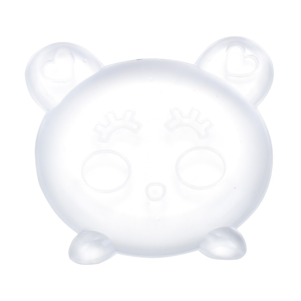 Safety Shock Absorber Door Handle Bumpers Mute Door Stoppers Wall Protection Security PU Waterable Transparent Wall Protectors: Happy Bear